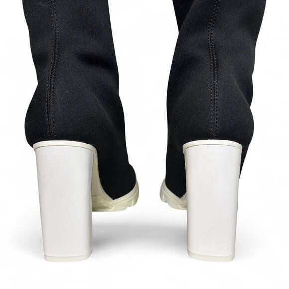 Alexander McQueen Neoprene Zip Booties 37.5 EU NWT - Picture 6 of 11